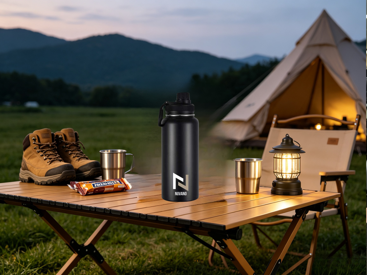 Nuvano Insulated 900ml Stainless Steel Water Bottle