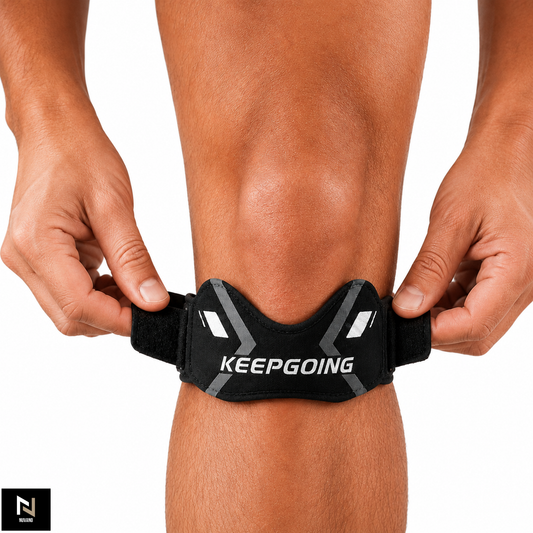 Nuvano Adjustable Patella Knee Support Strap
