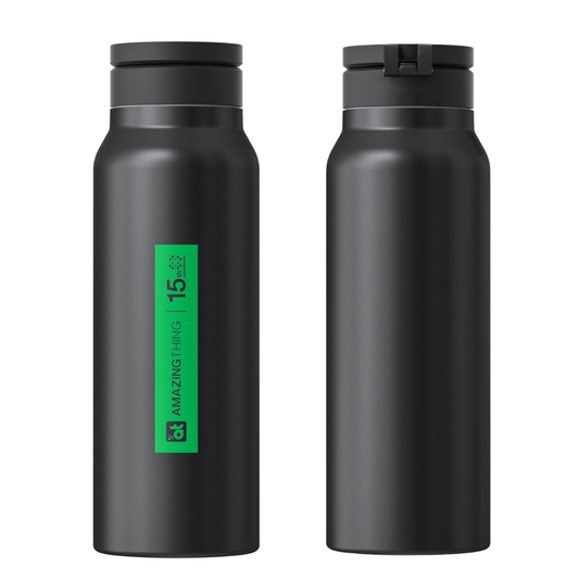 AMAZINGTHING 800ml Insulated Stainless Steel Water Bottle with MagSafe Phone Holder