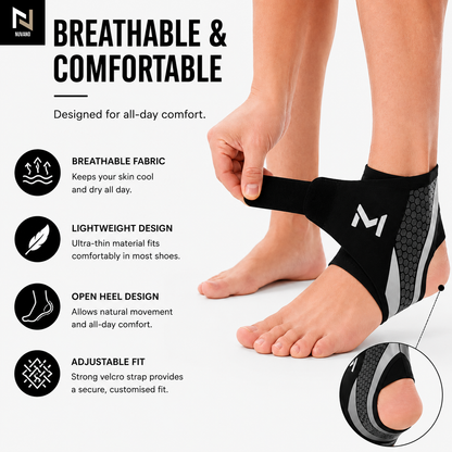Nuvano Adjustable Ankle Support Brace