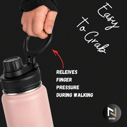 Nuvano Insulated 900ml Stainless Steel Water Bottle