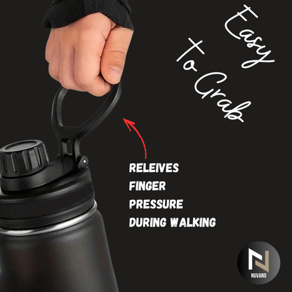 Nuvano Insulated 900ml Stainless Steel Water Bottle