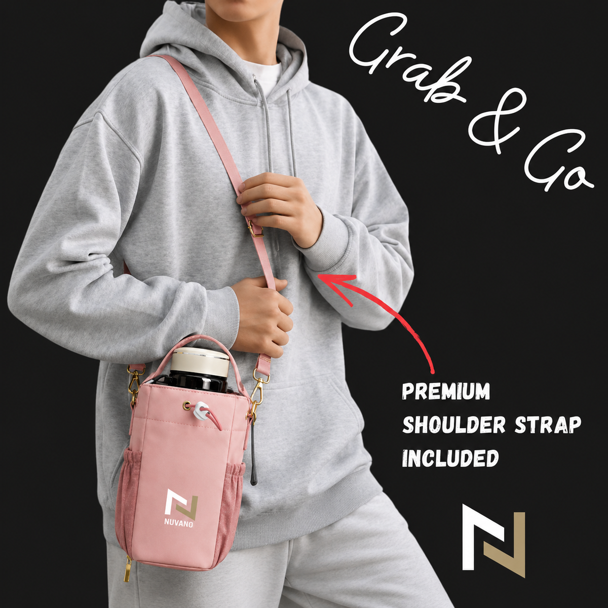 Nuvano Magnetic Gym Bag