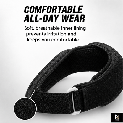 Nuvano Adjustable Patella Knee Support Strap