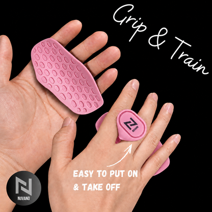 Nuvano Anti-Slip Gym Hand Grips (Left & Right Pair)