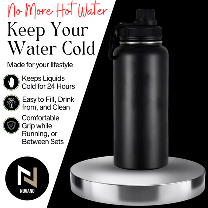 Nuvano Insulated 900ml Stainless Steel Water Bottle